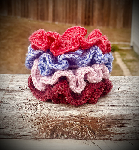 Ruffled Feathers Scrunchie