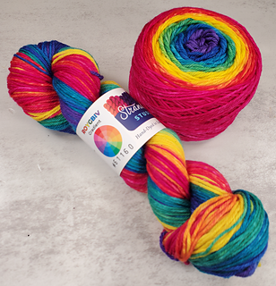 Stranded Studio Narwhal Gradient in ROYGBIV Colorway