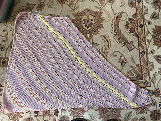 Working on the final triangle.