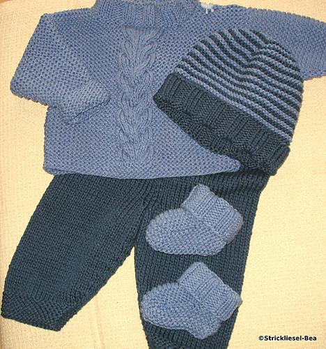 Cabled Baby Set #60604A photo 4