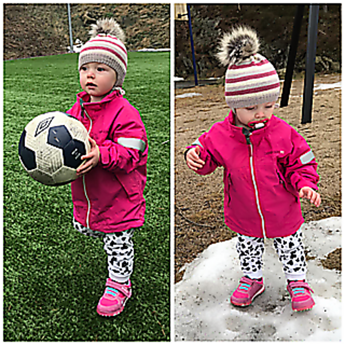 Lue med striper - Marianne Olsen