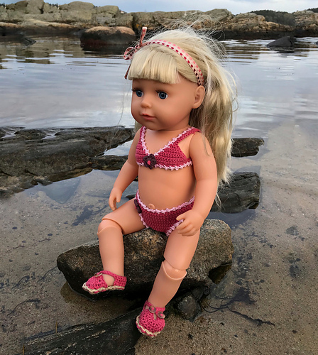 Bikini til Baby Born - Marianne Olsen