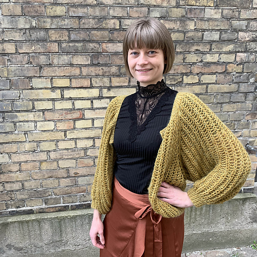 Patent Cardigan / Brioche Cardigan - KNITlig