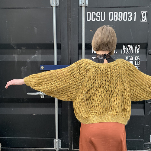 Patent Cardigan / Brioche Cardigan - KNITlig