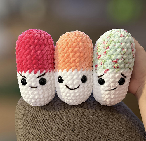 Chill Pill crochet pattern by JNWCrochet