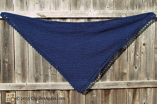 ravelry simple shawl