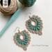 Elegant Lace Hearts Earrings pattern