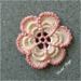 crochet 3 layered flower pattern