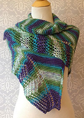 ravelry easy knit shawl