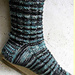 Glacier Lake Toe Up Socks pattern 