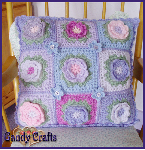 Rose Flower Cushion photo 2