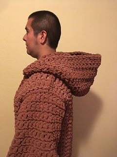 Ravelry: Bulky Jedi/Sith Hooded Robe pattern by Jami Mumaw