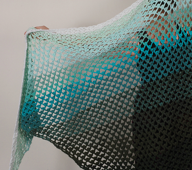 Ombre Shawl Stashbuster