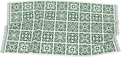 Overlay mosaic crochet, Bonus pattern bottom up