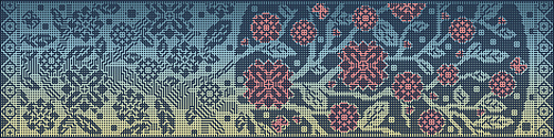 interlocking filet crochet WS