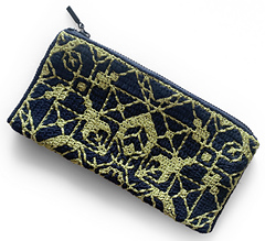 a small zippered pouch
