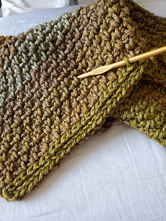 Slip stitch hem