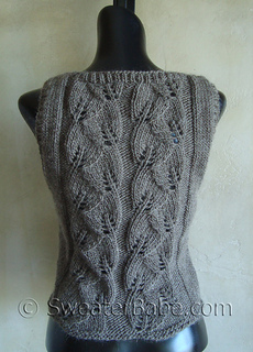 Ravelry: #100 Little Lace Vest pattern by SweaterBabe