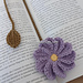 Aster Flower Bookmark pattern