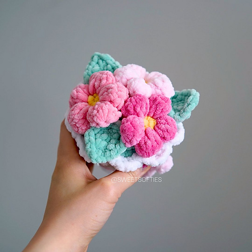 Plush Blomsterbukett - Sweet Softies