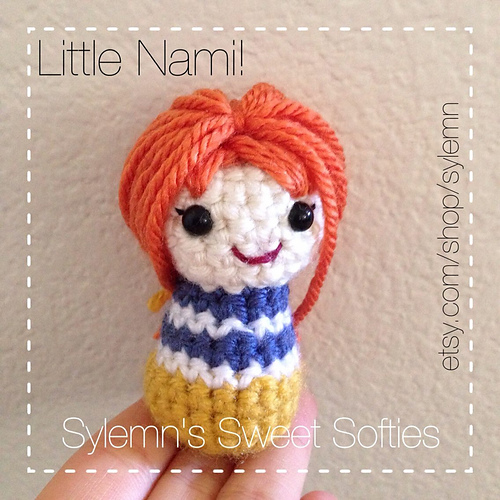 Chibi Nami, «ONE PIECE» japansk tegneserie-/anime‑dukke - Sylemn's Sweet Softies