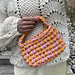 Crochet t-shirt yarn bag