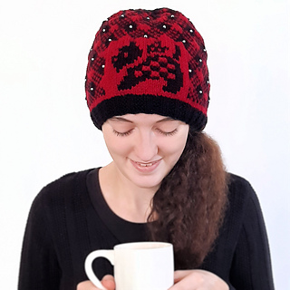 Beanie Up Scottie front view