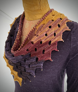 Manos del Uruguay Fino
Mini Skeins "Irene"
424 "Gilt"
410 "Pocket Watch"
420 "Boudoir"
416 "Amethyst Earring"
438 "Poison"
Used approx 45 yds / 41 m each color