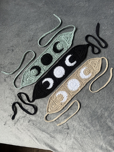 Triple Moon headband