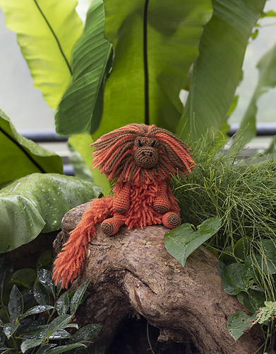 Ravelry: Balthazar the Golden Lion Tamarin pattern by TOFT UK
