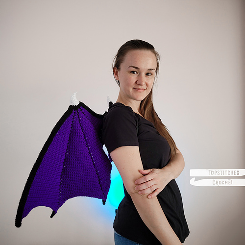 Wearable Crochet Dragon Wings - Jen Knight