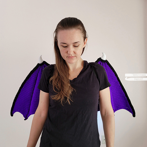 Wearable Crochet Dragon Wings - Jen Knight