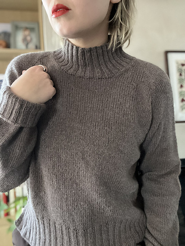 Mock neck genser - TRICOT MERINGUE