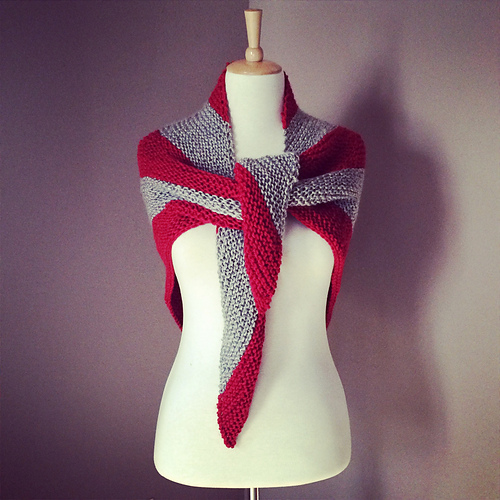 garter shawl