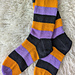 Halloweeny Striped Socks pattern
