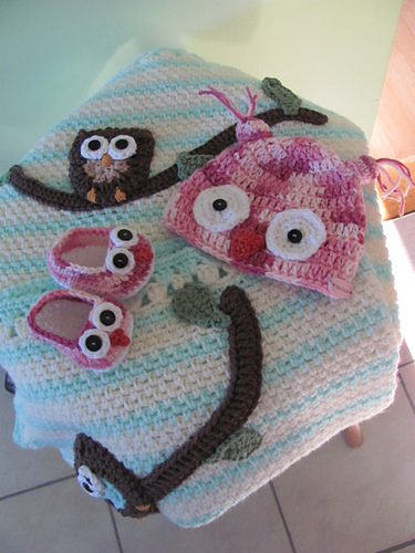 Baby Owl Booties photo 6