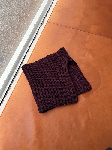 Easy neckwarmer