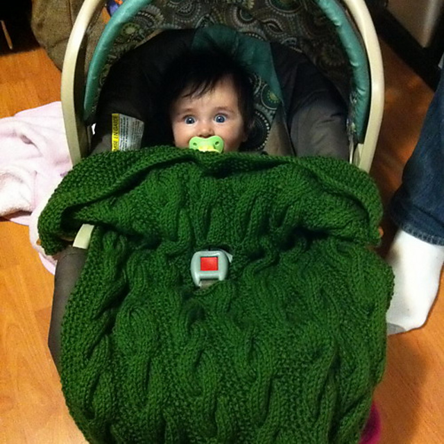 baby car seat blanket size