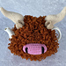 Highland Cow Teacosy pattern