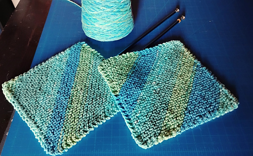 Diagonal Washcloth