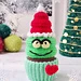 Cupcake Grinch pattern 