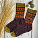 Pumpkin Harvest Socks pattern 