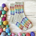 Colour Swatch Socks pattern 