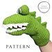 Crocodile Hand Puppet pattern