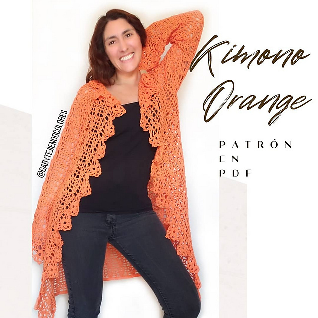 Ravelry Kimono Crochet pattern by gabriela loyola