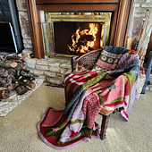 This is how I envisioned to use my blanket when I started in January 2025.

It turned out perfectly.