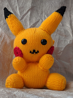 pikachu jumper knitting pattern