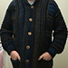 Waffle Post Men's Cardigan pattern 