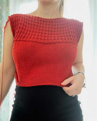 Ravelry: Wrapped Up In Ribbons Sweater pattern by Melanie Reinert