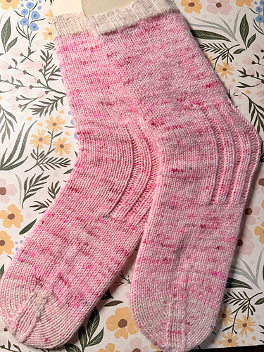 Magic Heel Socks DK Vanilla